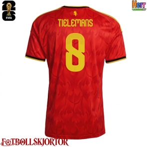 Belgien Youri Tielemans #8 Hemmatröja VM 2026 Kortärmad